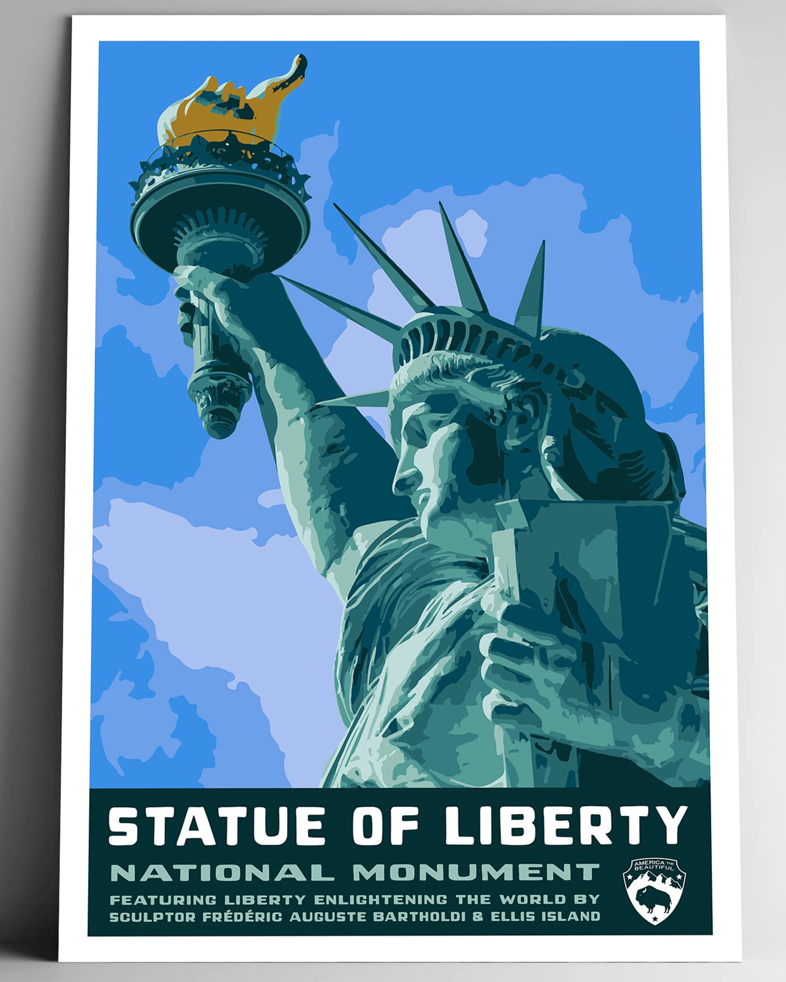 Amazon.com: Statue of Liberty National Monument Vintage-Style